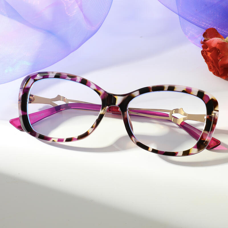 Occhiali da Vista Twain Cat Eye Viola Floreale