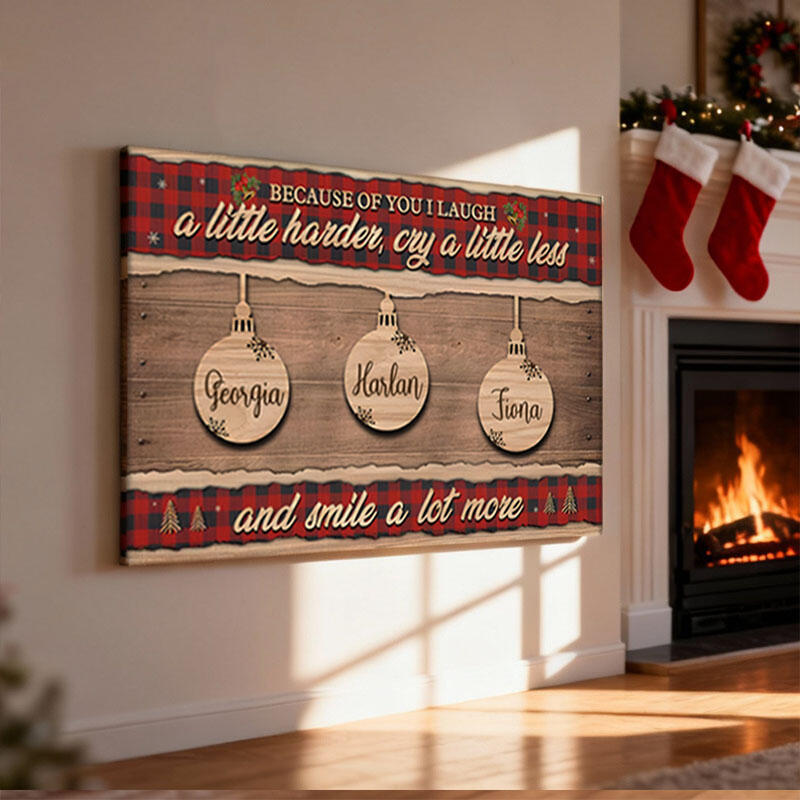 Tableau mural en toile personnalisé cadeau idéal pour Noël