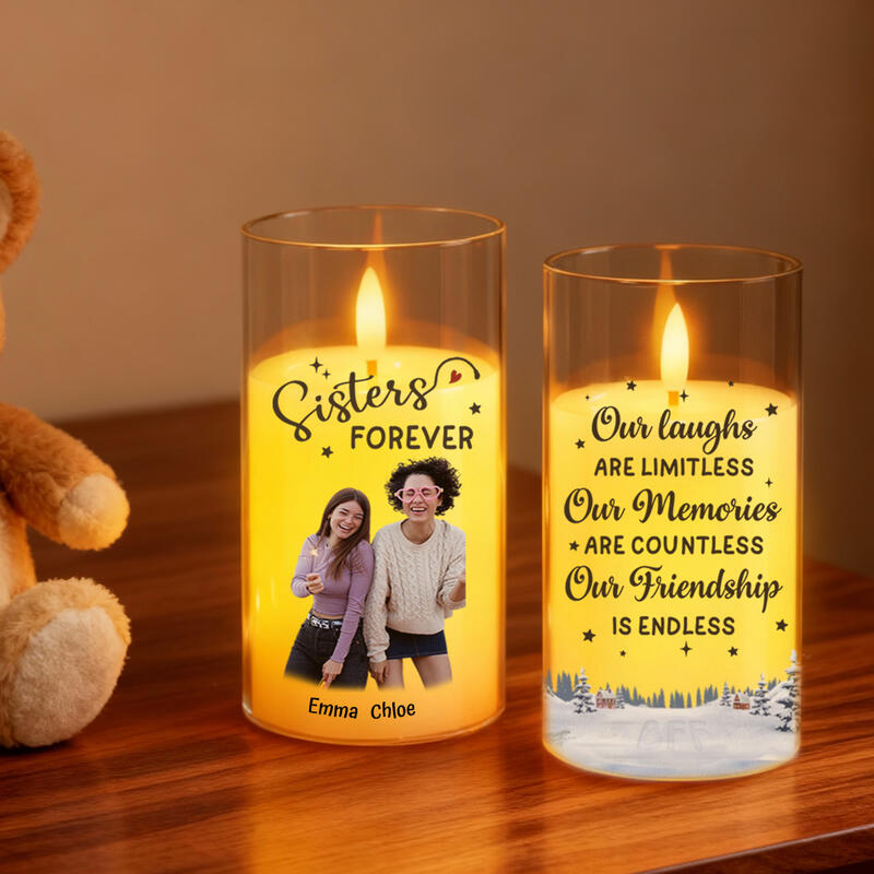 Gepersonaliseerde LED-kandelaars Foto-sfeerverlichting Creatieve verjaardagscadeaus voor vrienden