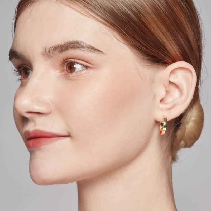 "Encircled By Love" Hoop Earrings