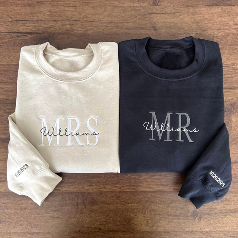 オリジナル 数字 名前 刺繍 スウェット トレーナー