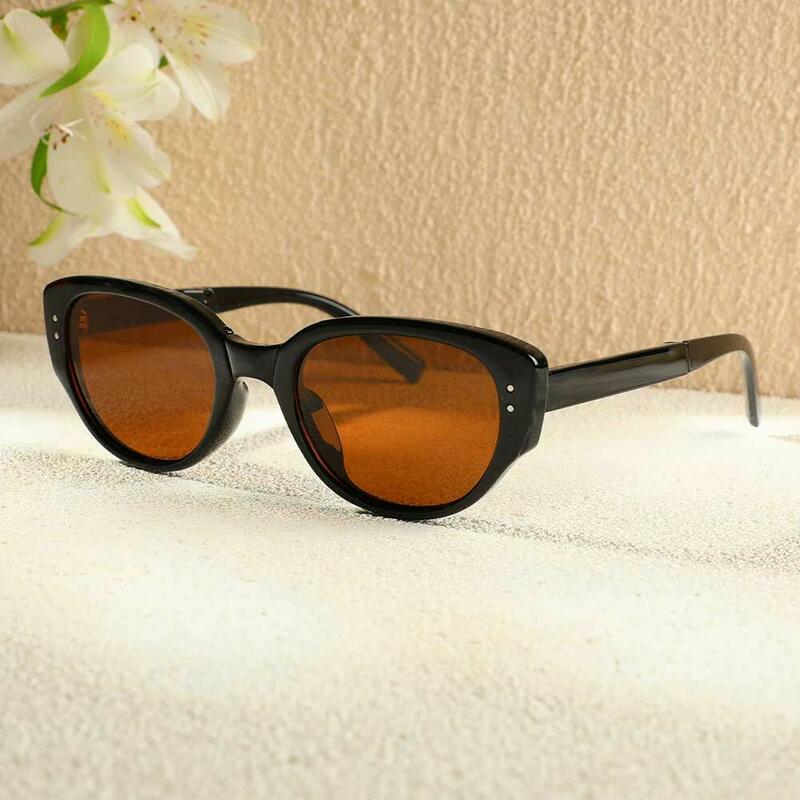 Occhiali da Sole Lorraine Cat Eye Marrone