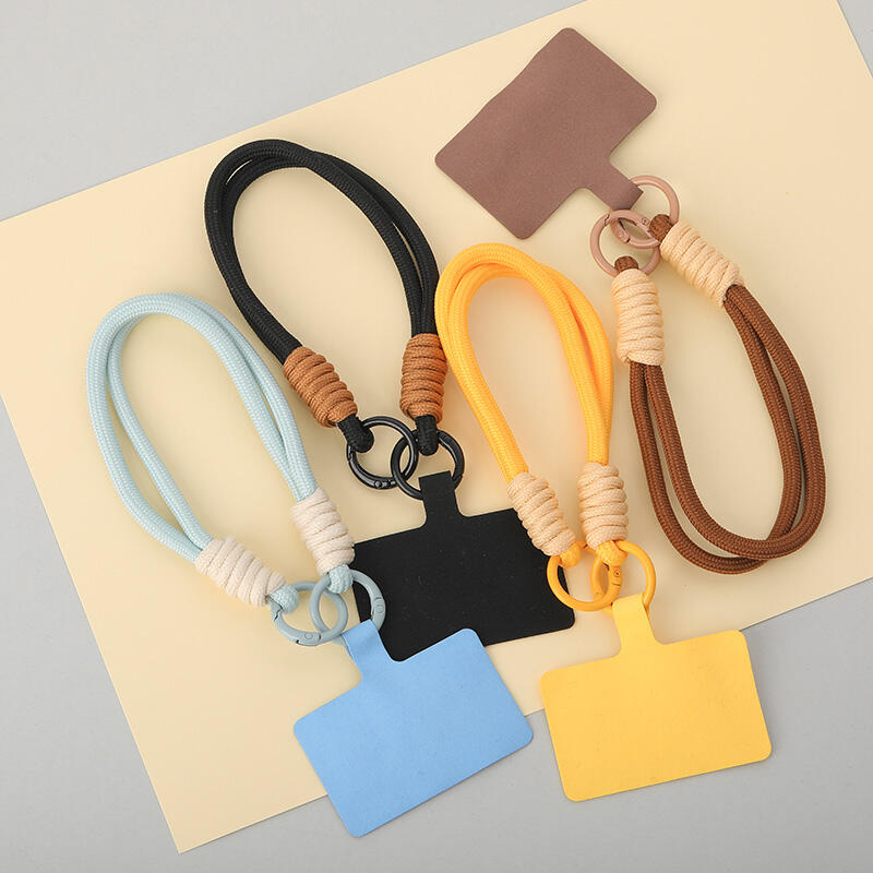 Personalized Braided Rope Phone Chain with Minifigure and Acrylic Photo Gift