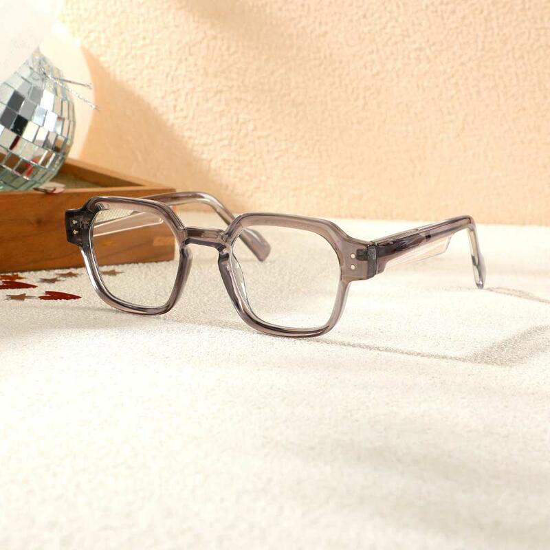 Occhiali da Vista Tony Quadrato Grigio 