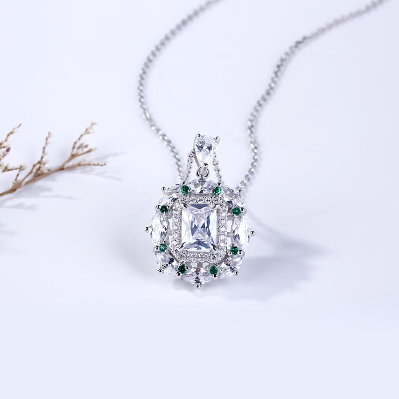Jeulia Cinderella Pendant Necklace