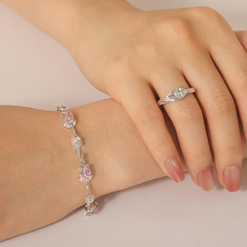 Jeulia シンプル カサブランカ カスタム 誕生石 リング