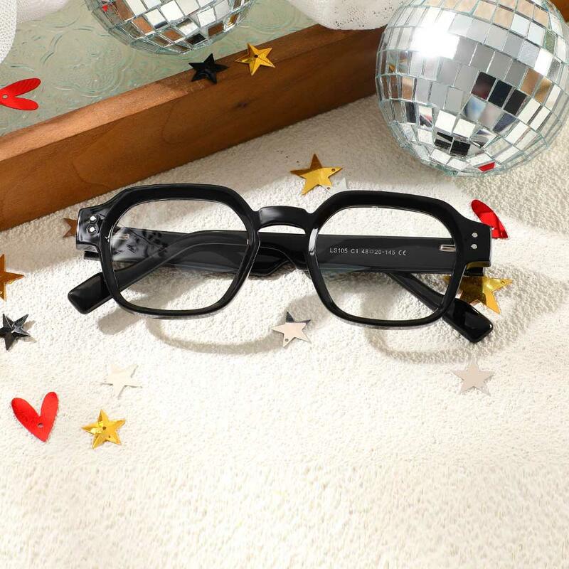 Occhiali da Vista Tony Quadrato Nero 