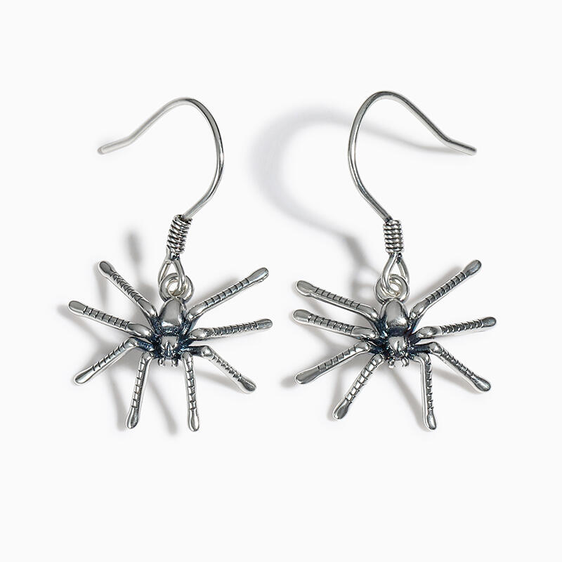 Jeulia Spider Design Sterling Silver Earrings