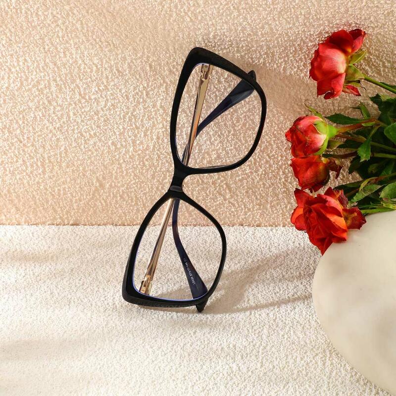 Forster Cat Eye Schwarze Brille