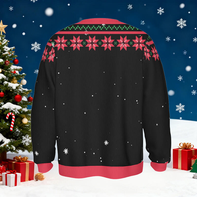 Personalized Ugly Sweater Unisex Perfect Batch of Gingerbread Men Cookies Cute Christmas Gift for Family