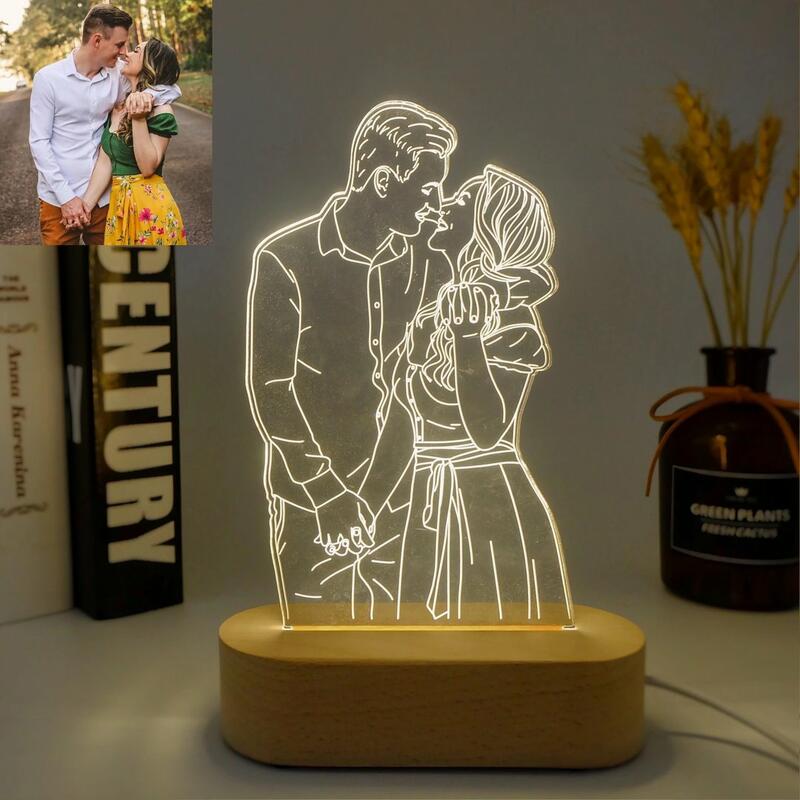 Lampe à photos 3D personnalisée - Pour ma chère
