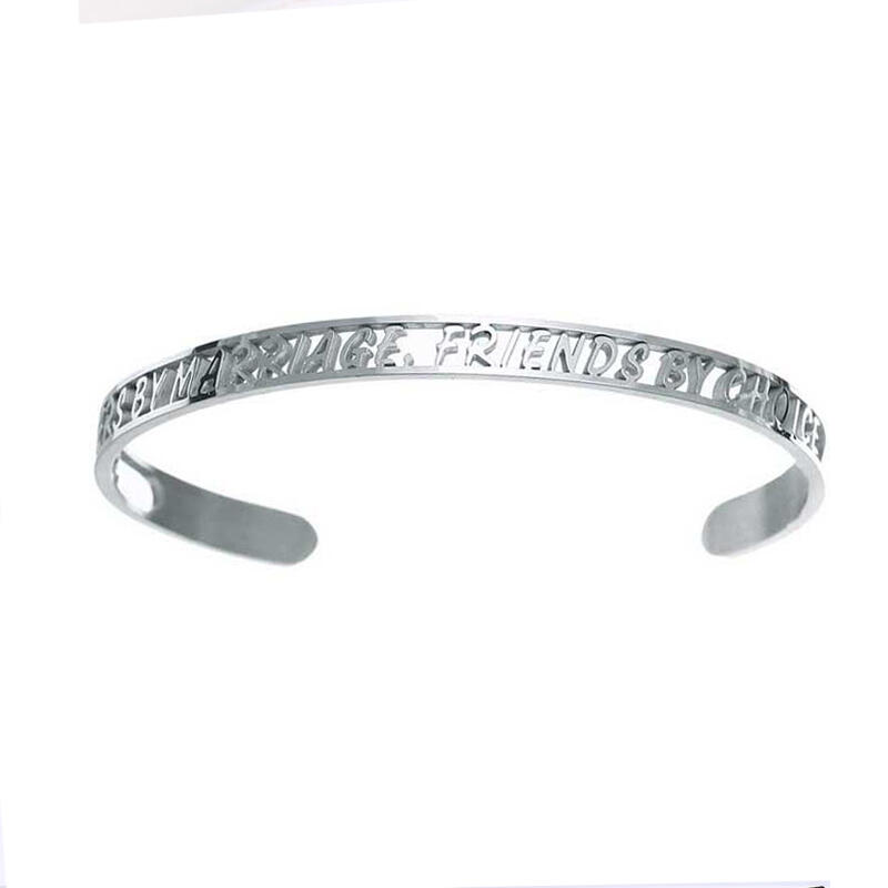 "You Are Mine" Personalized  Hollow-Carved Design Bangle For Men Stainless Steel