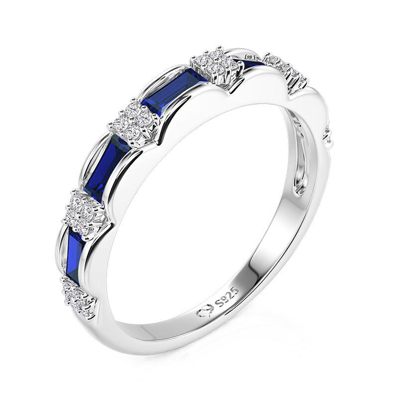 Jeulia Vintage Eternity Wedding Band for Women