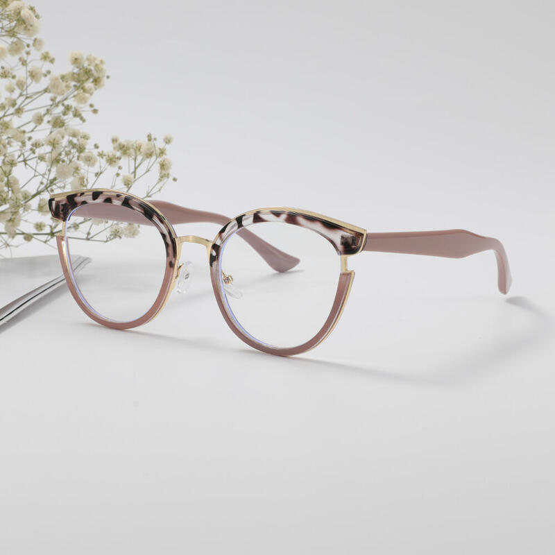 Harte Cat Eye Gray Glasses