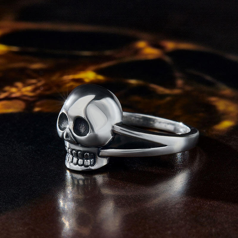 Jeulia Anillo con fantasma de plata de ley