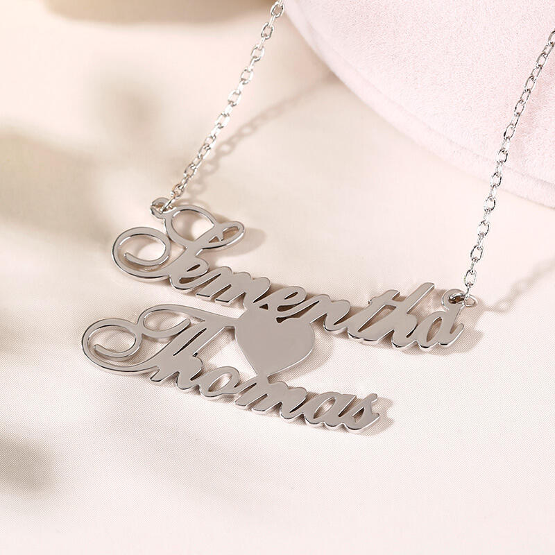Jeulia "Always Remember" Personalized Name Necklace