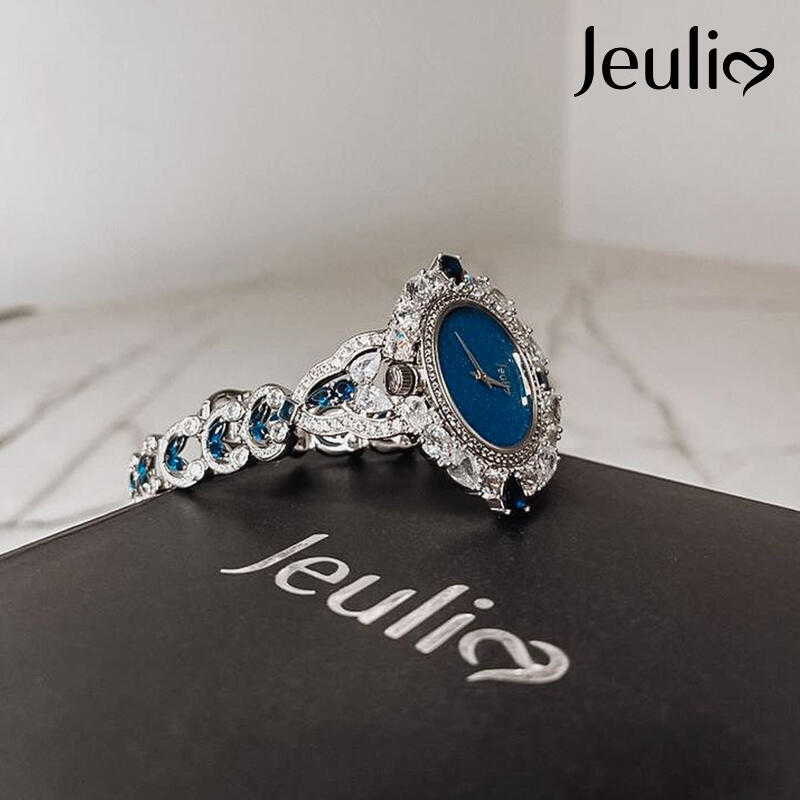 Jeulia "Blue Legend" Lapis Lazuli Quartz Women's Watch