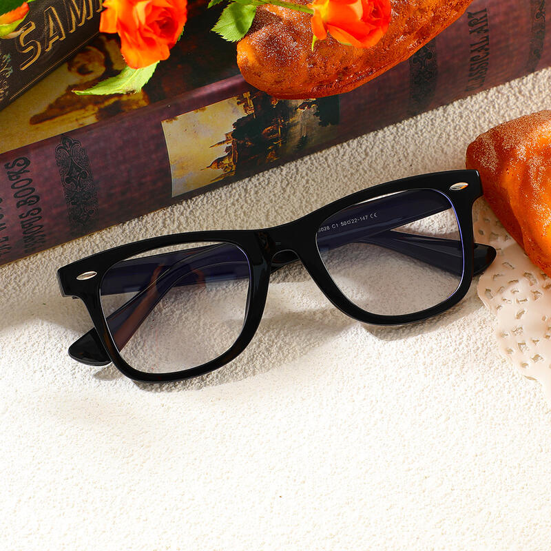 Lunettes de Vue Simon Carré Noir 