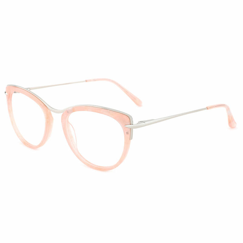 Emily Cat Eye Rosa Brille