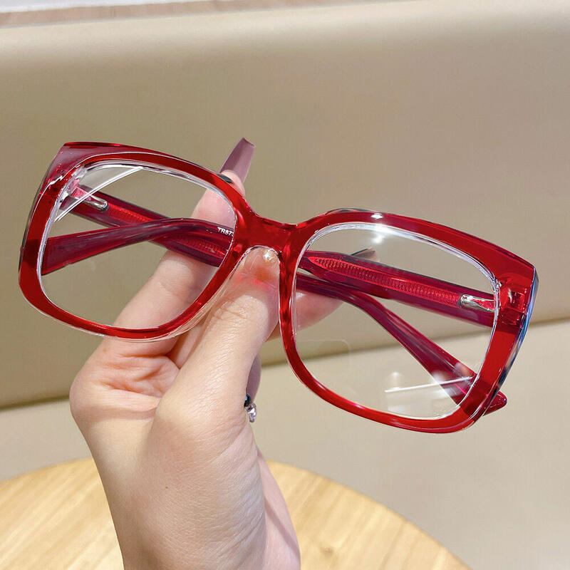 Occhiali da Vista Birdir Quadrato Rosso