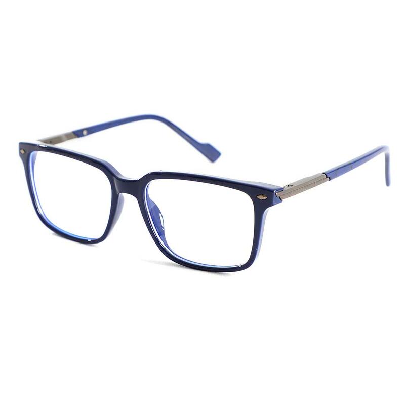 Richardson Rechteckige Blaue Brille