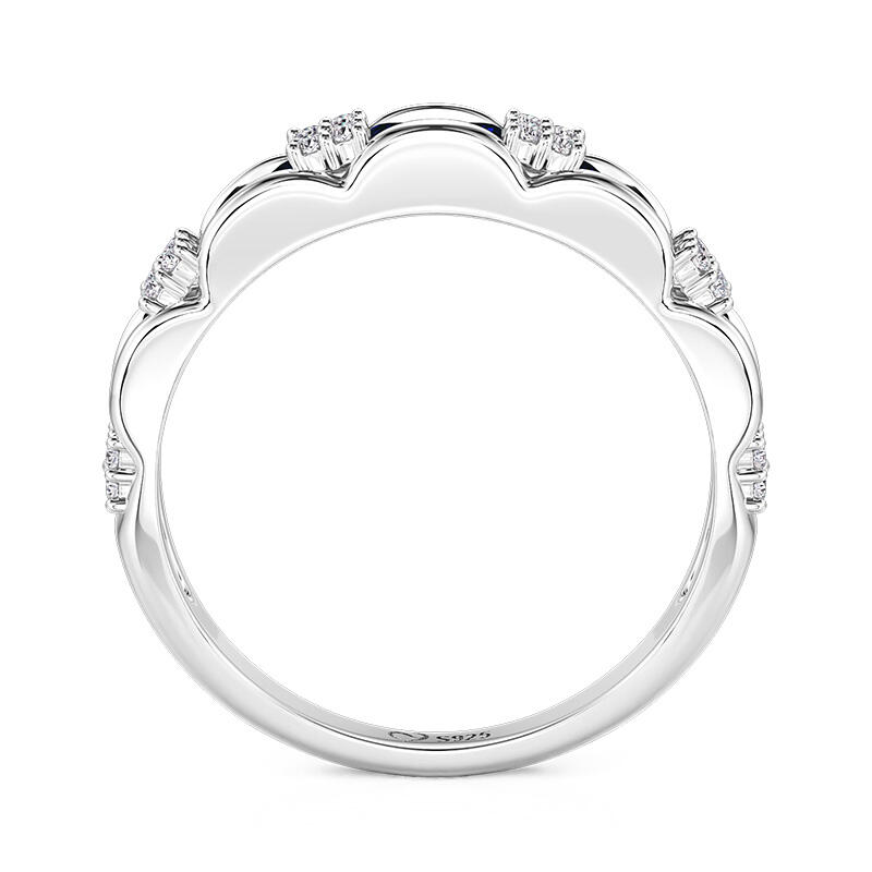 Jeulia Vintage Eternity Wedding Band for Women