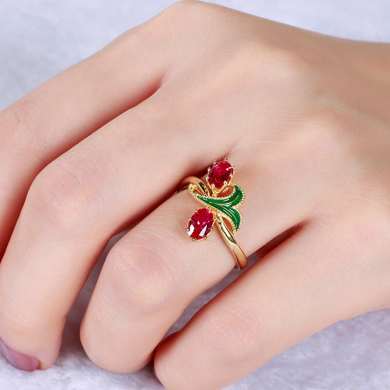 Jeulia Anillo Con Dos Tonos En Plata De Ley