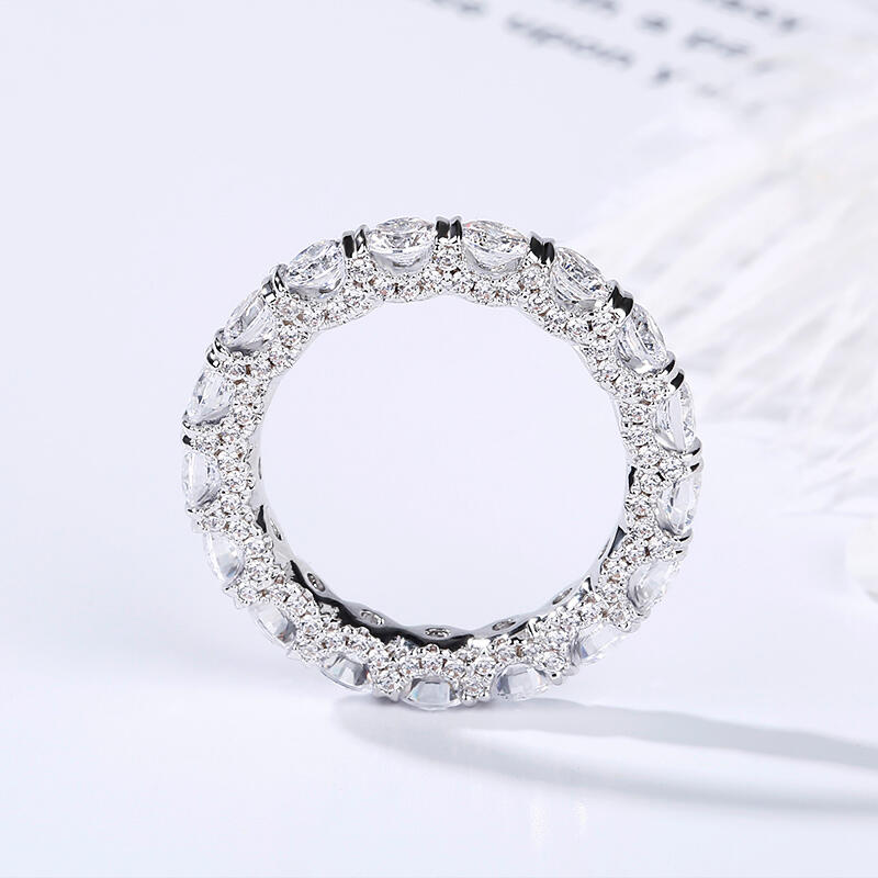 Jeulia Eternity スターリングシルバー レディース リング