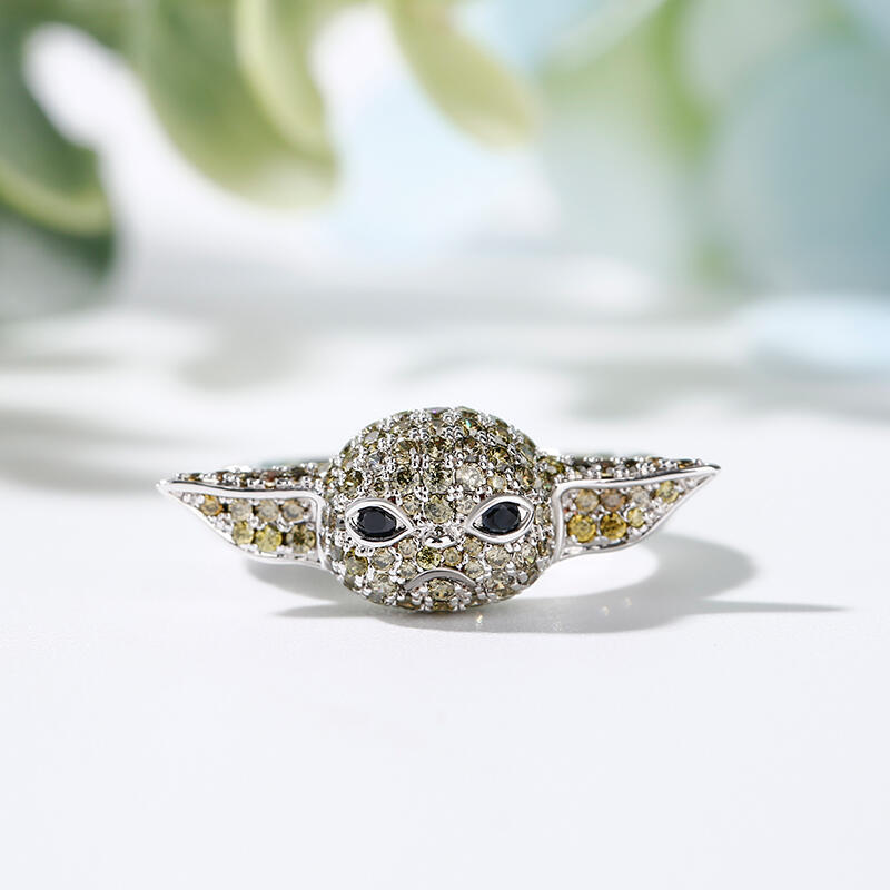 Jeulia "Baby Master" Sterling Silver Ring