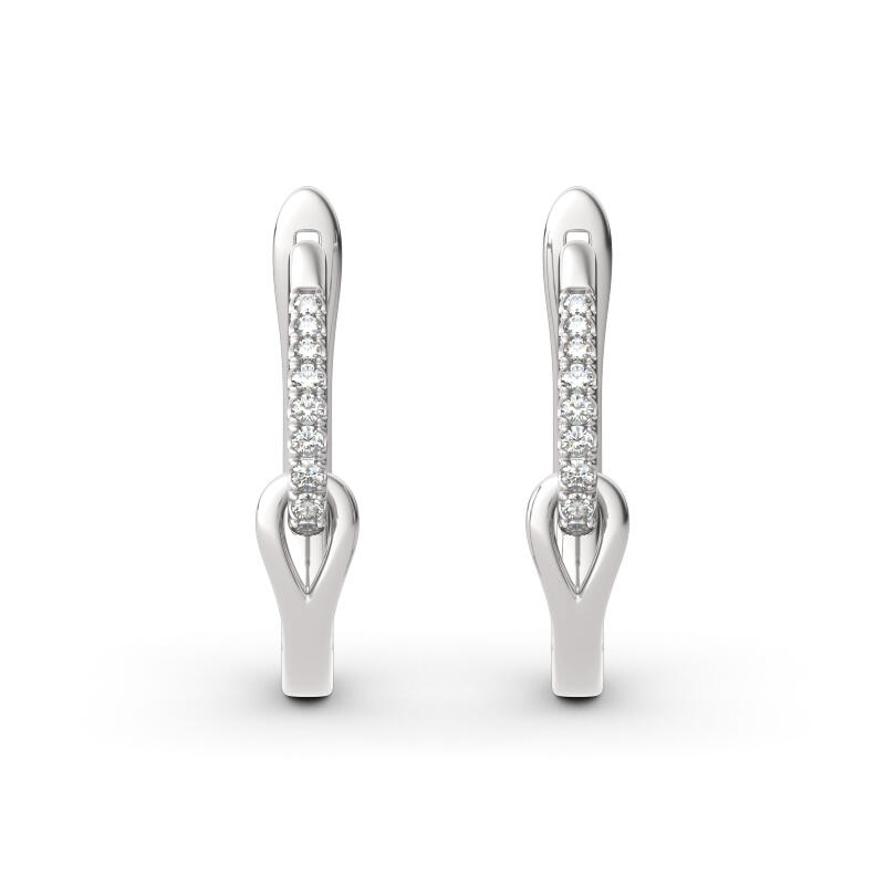 Jeulia Boucles d'Oreilles Noeud en Argent Sterling