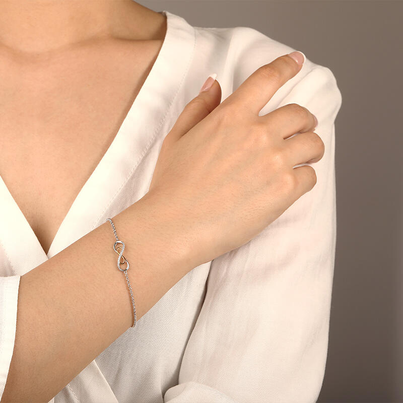 "My Endless Love" Double Infinity Knot Bracelet