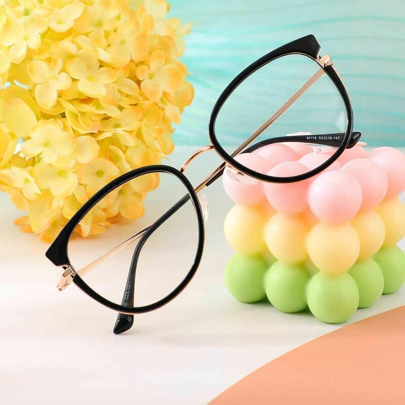 Occhiali da Vista Pamela Cat Eye Nero