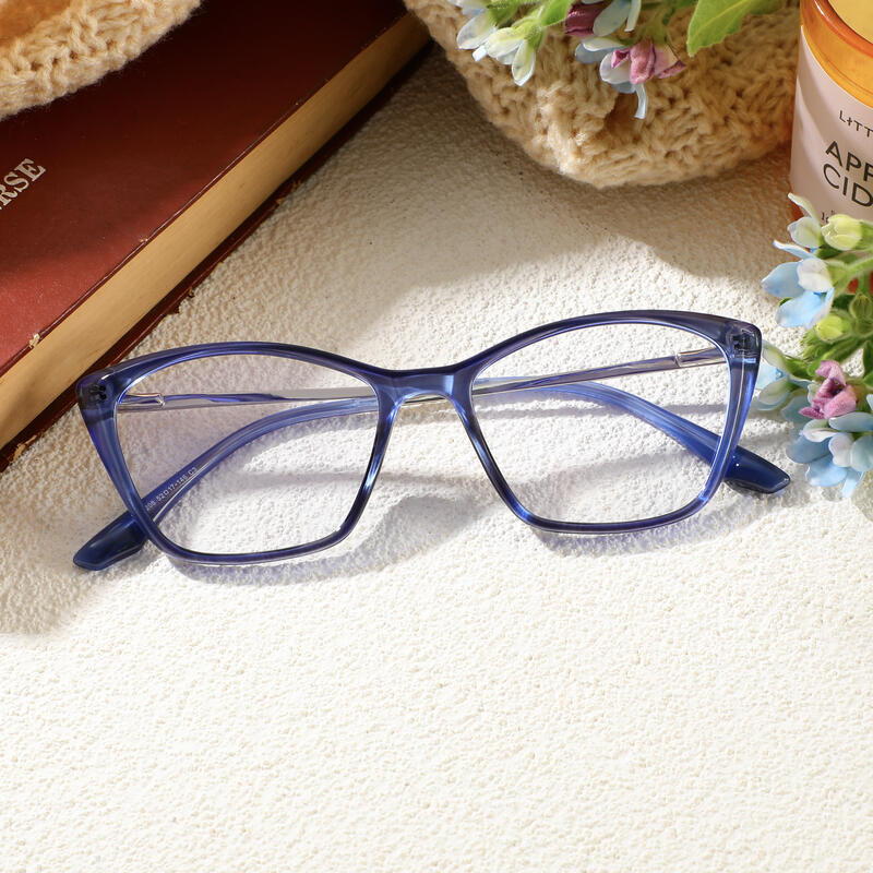 Occhiali da Vista Louis Cat Eye Blu 