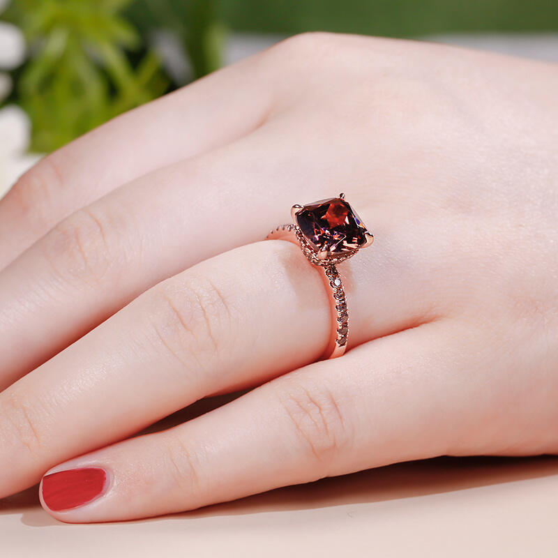 Jeulia Classic ring i sterlingsilver