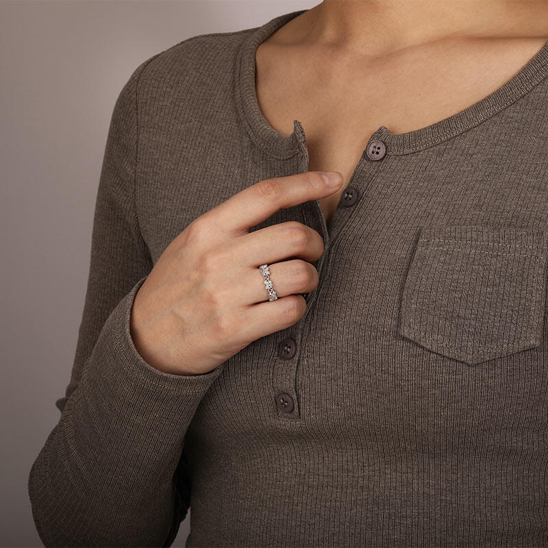 "Dancing With The Wind" Eternity Wedding Ring