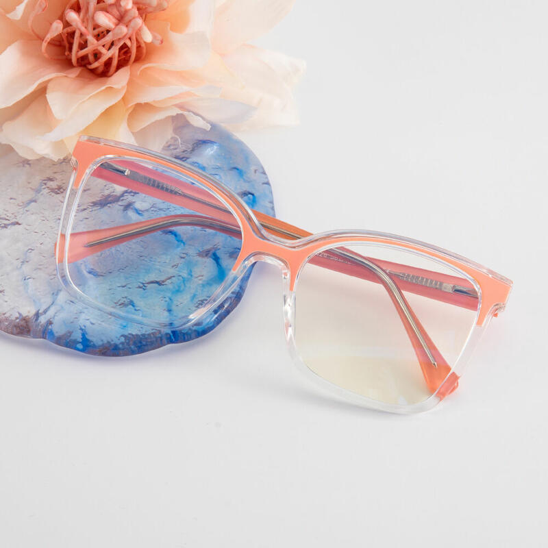 Aubrey Cat Eye Pink Glasses