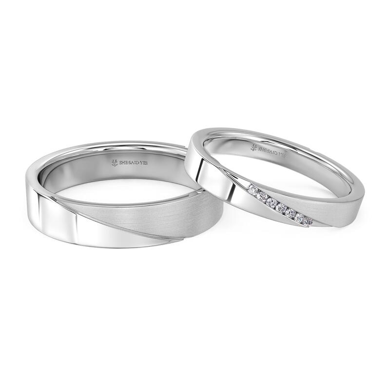 "The Quiet Between Heartbeats" Classic Wedding Band