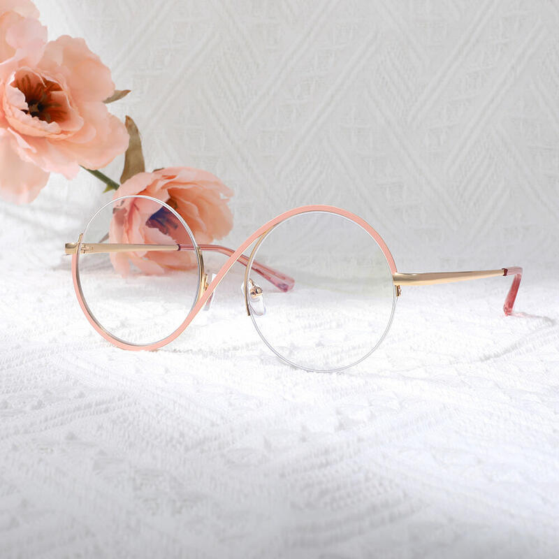 Gafas Graduadas Redondas Rosadas Hilary