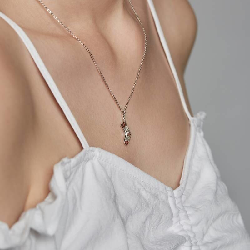 "Die Spuren der Liebe" Rundschliff Halskette