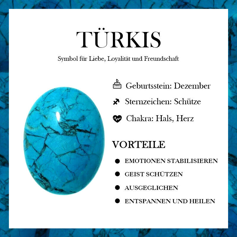 Jeulia "Nazar Auge" Türkis Sterling Silber Armband