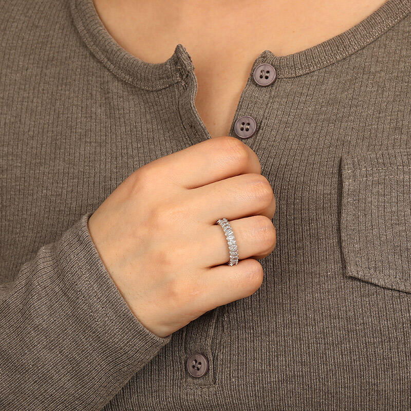 "Ever Since I Met You" Eternity Wedding Ring
