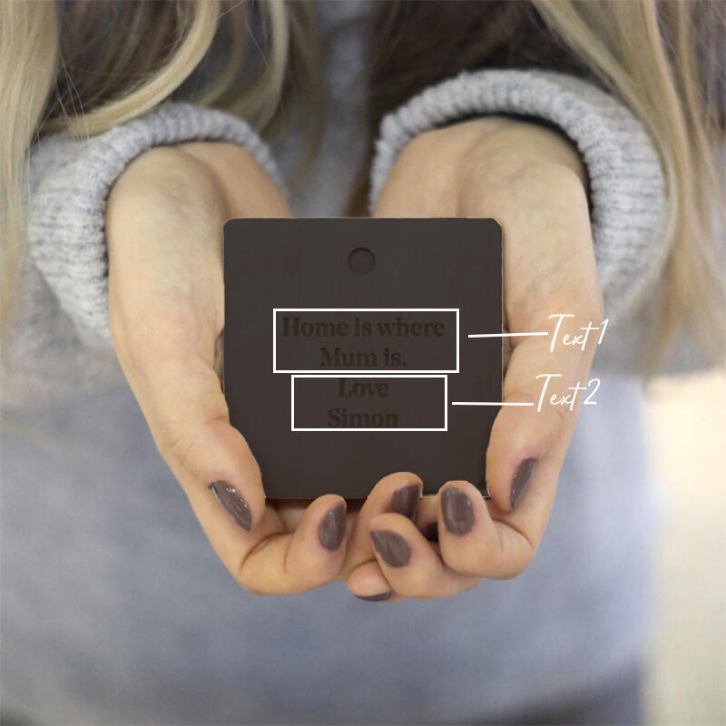 Personalized Map Mini 3D Printed Frame Cute Gift for Your Love