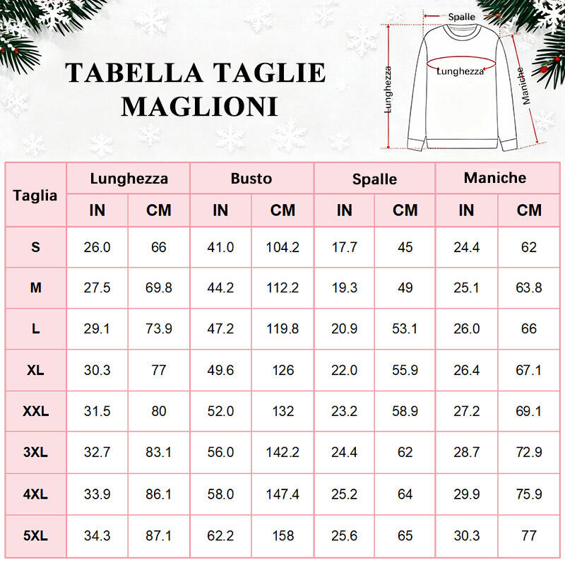 Maglione brutto personalizzato unisex con foto personalizzata e motivo dessert regalo di Natale divertente per la famiglia