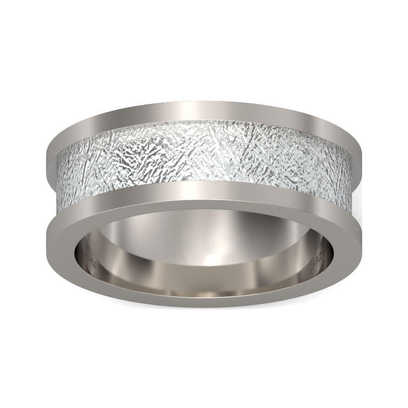 Jeulia Classic Titanium Steel Men's Band