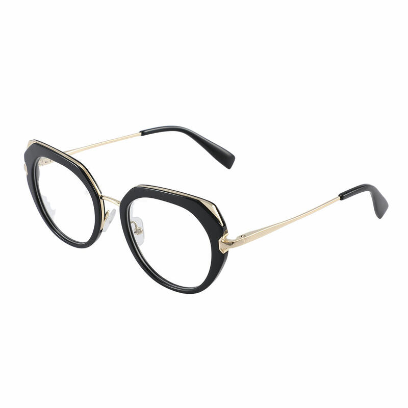 Bretton Cat Eye Black Glasses