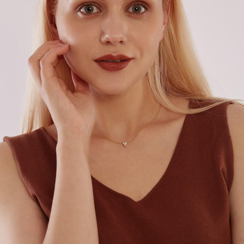 "Nobody Compares To You" Round Cut Cluster Necklace