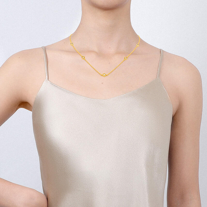 "Loving Is Easy" Round Cut Necklace