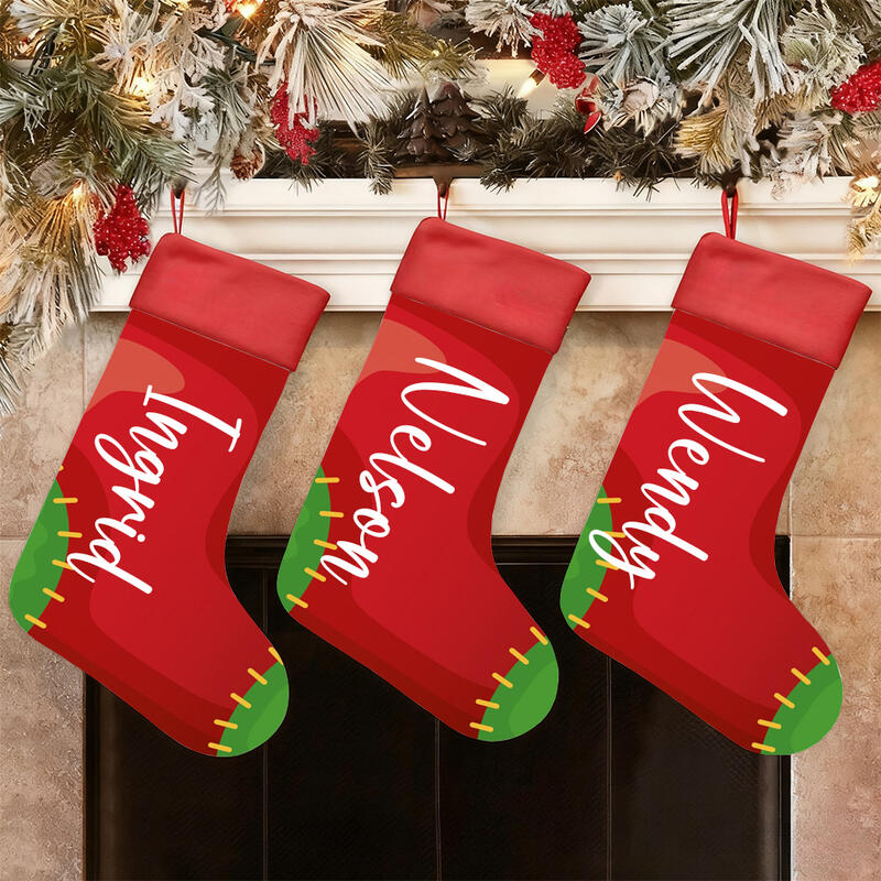 Personalisierte Weihnachtsstrümpfe mit Namen Lustige Geschenke für Freunde
