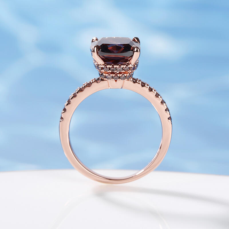 Jeulia Classic ring i sterlingsilver