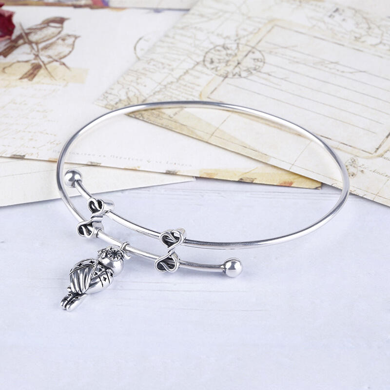 Jeulia Owlet With Stars Bangle